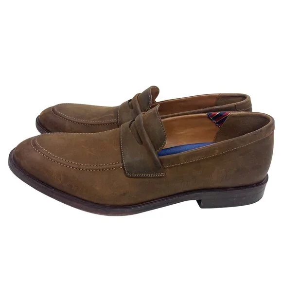 Bostonian Mckewen Step Loafers Mens 11.5 M Brown Leather Dress Shoes - Picture 2 of 12